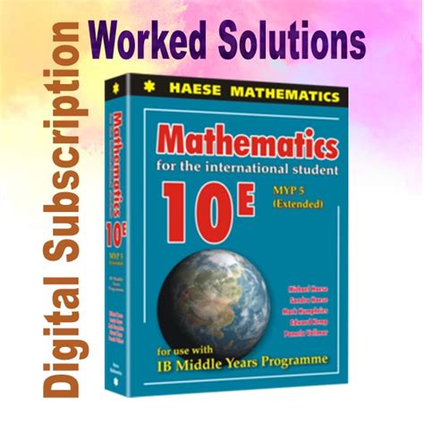 The textbook covers the Extended content outlined in the framework and includes some extension topics. . Haese mathematics 10e answers